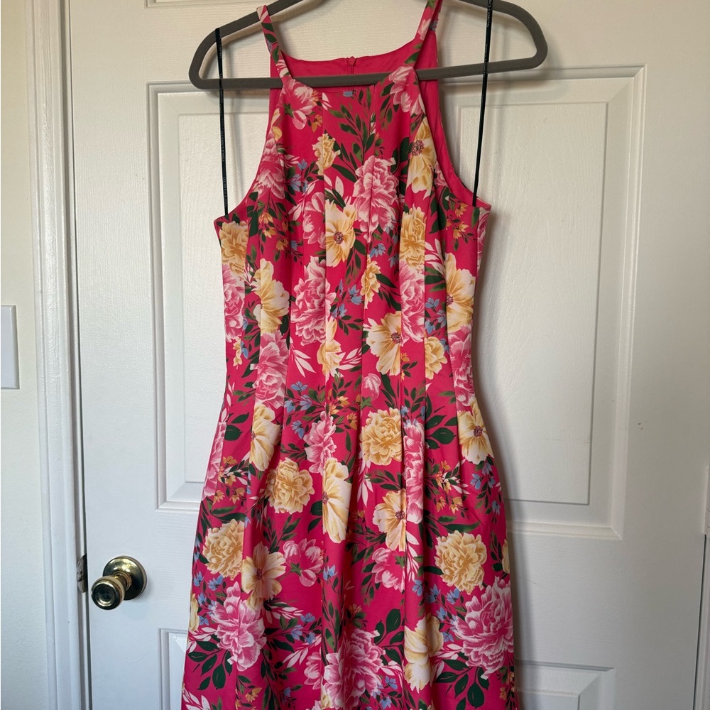 Vince Camuto Pink Floral Dress